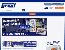Tablet Screenshot of groot.nl